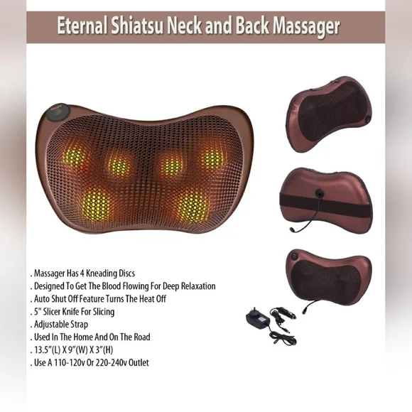Neck and Back Massager - Picture 4 of 10